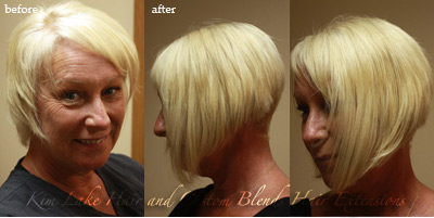 Custom Blended Red Hair Extensions