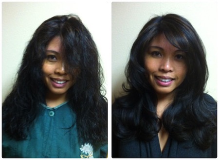 Round Brush Blow Dry