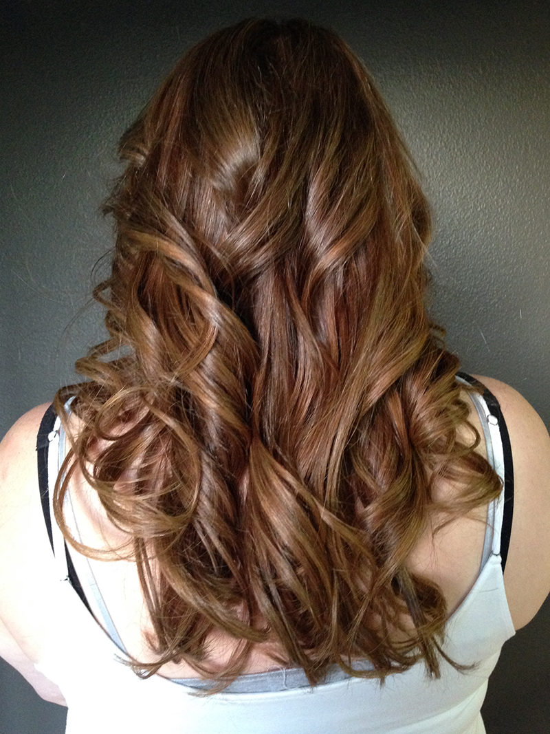 Russian Virgin Hair Extensions on Kari