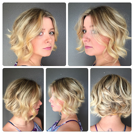 Before and after hair extension pictures