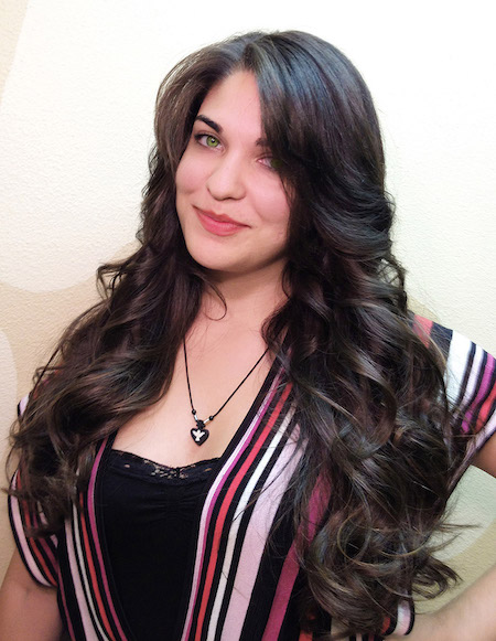 Kelley's natural hair